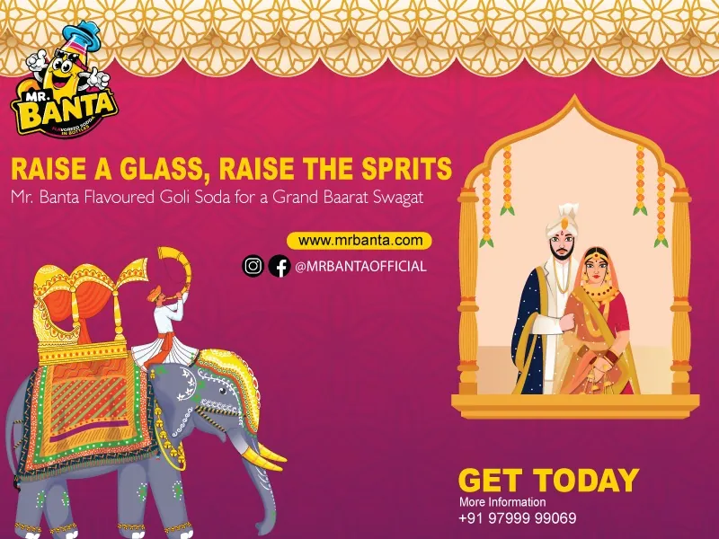 7 Fun Baraat Swagat Ideas with Custom Label Goli Soda Bottles
